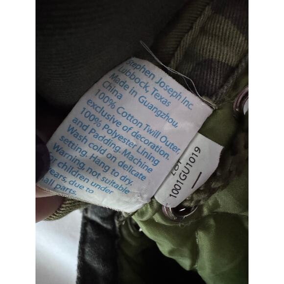 Stephen Joseph Quilted Camouflage Backpack - Picture 6 of 10